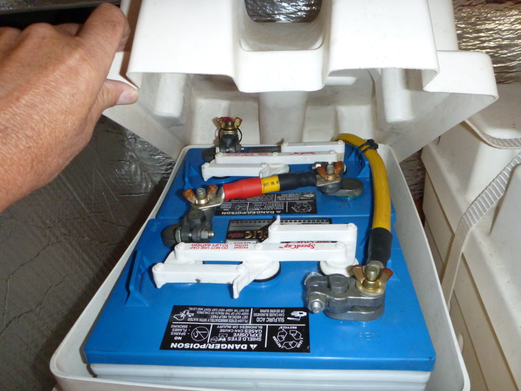 Properly installed batteries