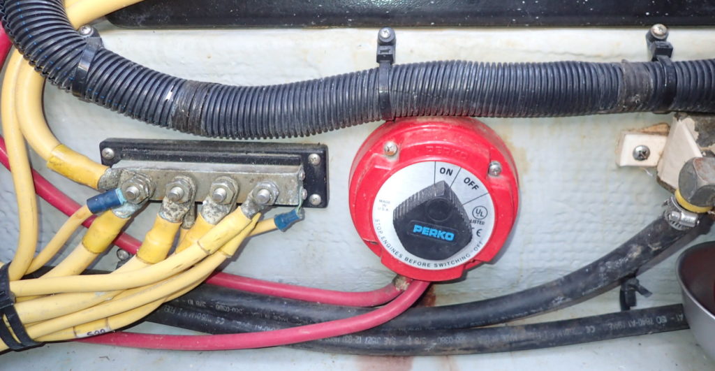 Battery switch and Negative buss bar